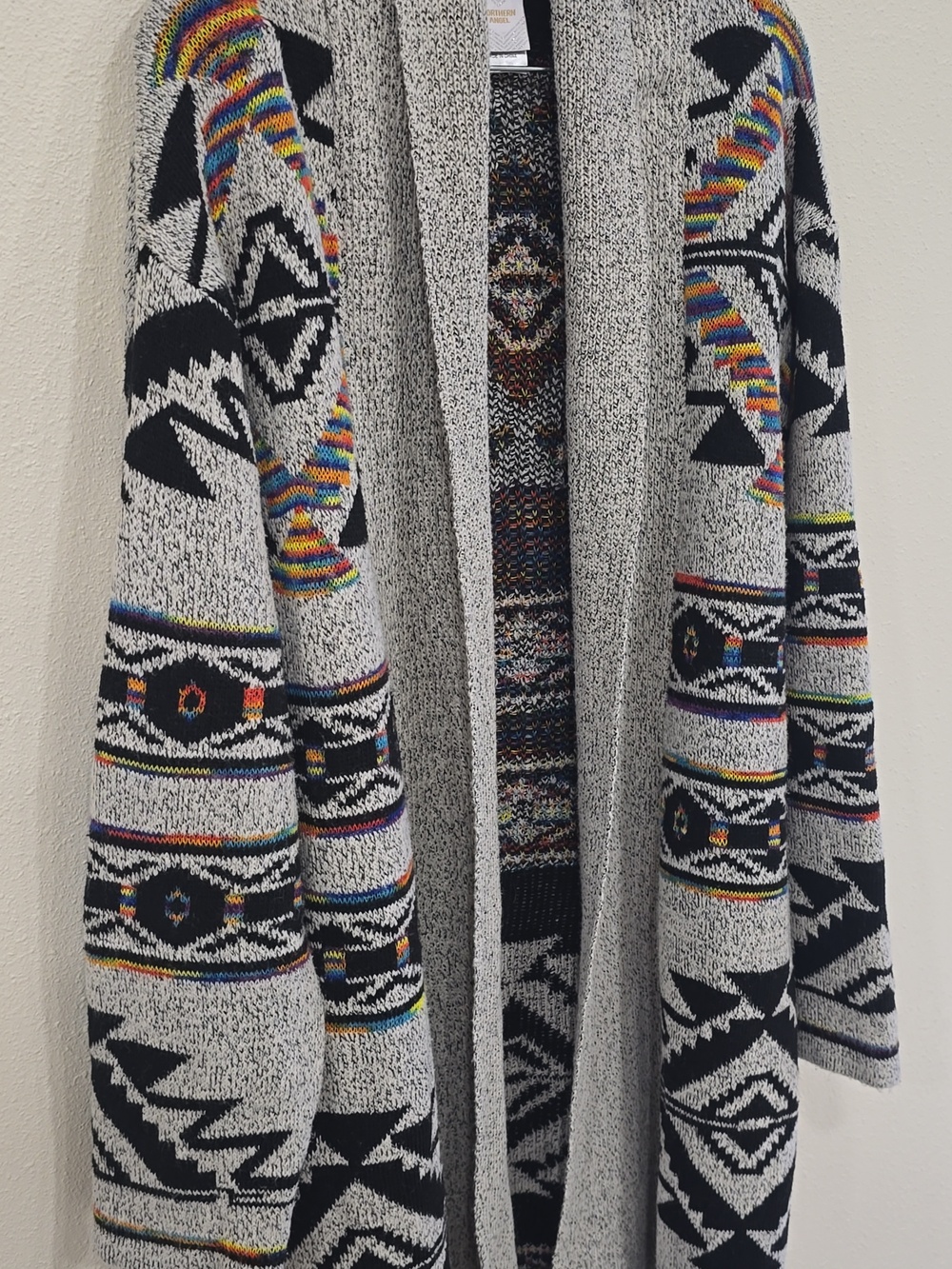 Aztec Southwestern Open-Front Women’s Sweater Cardigan